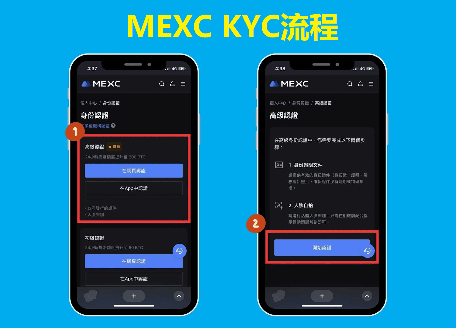2025 最新 | 3分钟申请MEXC账号+KYC身份认证全攻略